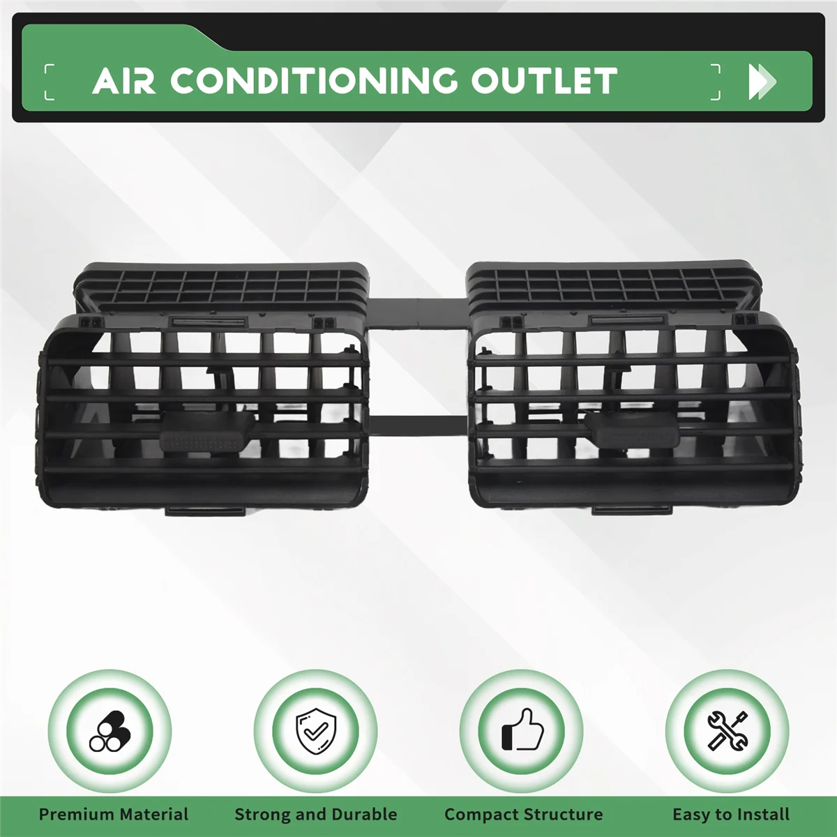 

T48C_Car Air Conditioning Outlet Car Interior Dashboard Trim AC Vent Central Output Frame for Suzuki Swift 73610-77J00