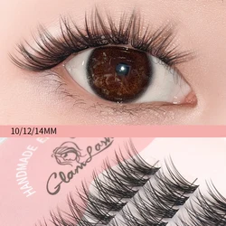 GLAMLASH Cluster Lashes Individual Soft Eyelashes Extension Premade Volume Fans False Russian Strip Lash Makeup Wholesale