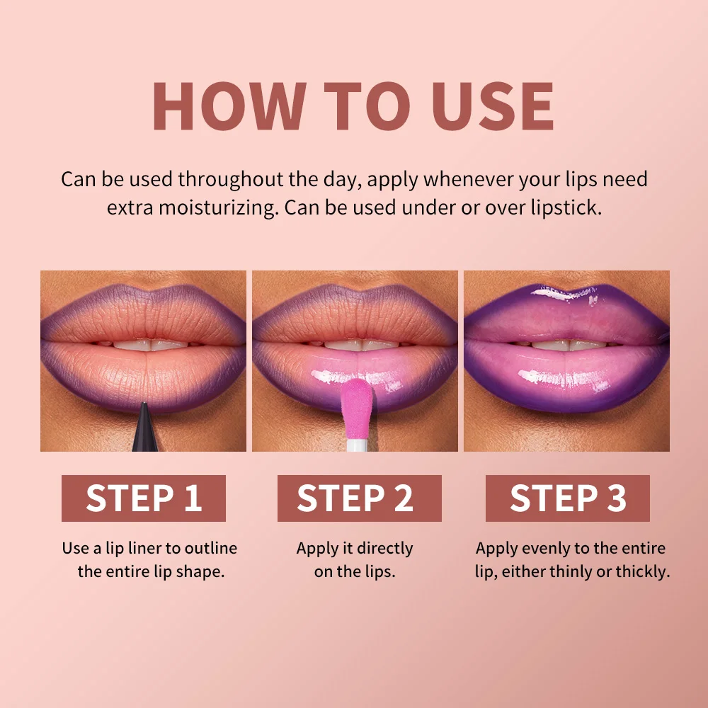 ลิปไลเนอร์พร้อมลิปกลอส ชุดคอมโบ ลิปกลอสสีน้ำตาลเข้ม ชมพู นู้ด กลอสเงา ติดทนนาน ชุ่มชื้น ชุดแต่งหน้าสำหรับริมฝีปาก