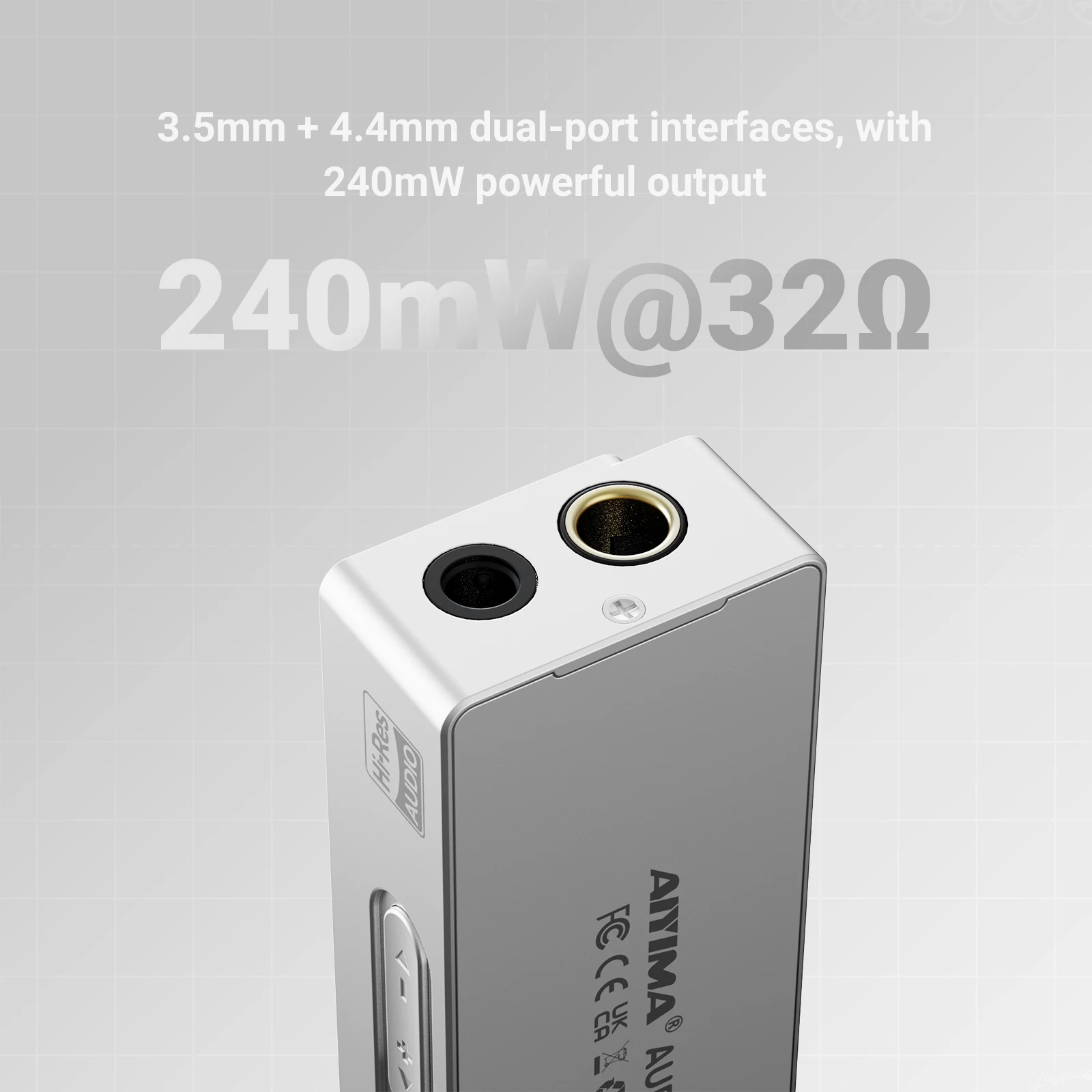 AIYIMA H4 Hifi DAC 헤드폰 앰프(스크린 포함) USB AMP 오디오 고해상도 휴대용 앰프 ES9039Q2M 밸런스드 4.4mm /3.5mm 잭