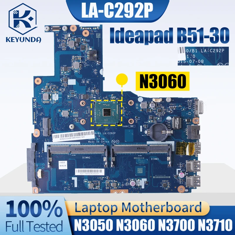 Für Lenovo Ideapad B51-30 Notebook Mainboard LA-C292P 8 s5b20j78 5 b20l02420 5 b20j78481 n3050 n3060 n3700 n3710 Laptop Motherboard