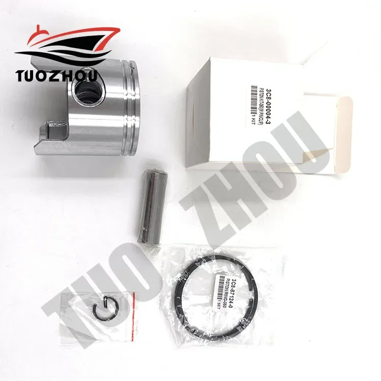 

3C8-00004-3 Piston Kit 3C8-00004 3C8-87123 +0.5MM Ring For Tohatsu 40HP 50HP M40D M50D Mercury Mariner 3Cyl 40HP 50HP 779 96152