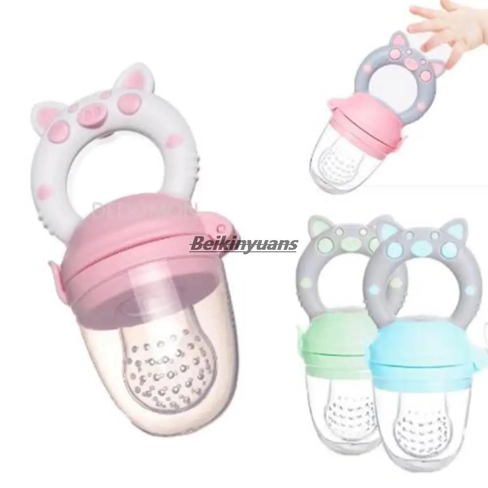 Newborn Pacifier Feeder For Baby pacifier Food Grade Silicone PP Training Nipple Milk Fresh Fruit Nibbler Teat Pacifier Bottles