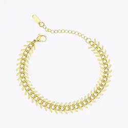 ENFASHION Punk Fancy Chain Bracelet Gold Color Stainless Steel Centipede Bracelets For Women Fashion Jewelry 2020 Party B202083