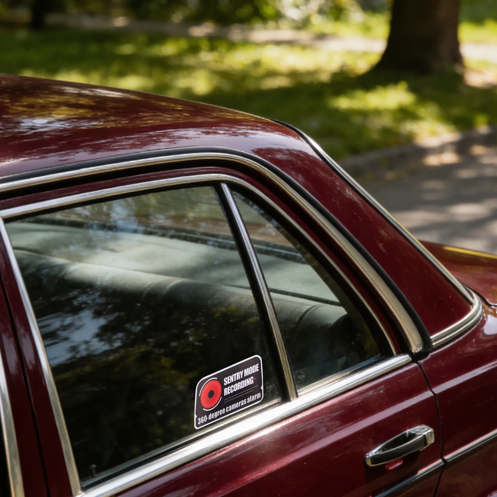 

10Pcs Dash Cam Warning Sticker Self-Adhesive Car Camera Recording Stickers for Sentry Mode Back Window Security Notice Decals