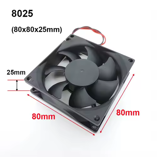 4010 12025 8010 30mm dc 5V 12V 24V Cooling Fan Brushless Motor Case Quiet 40MM 50MM 60MM 70MM 80MM 90MM 120MM for 3D print 2PIN - Image 20