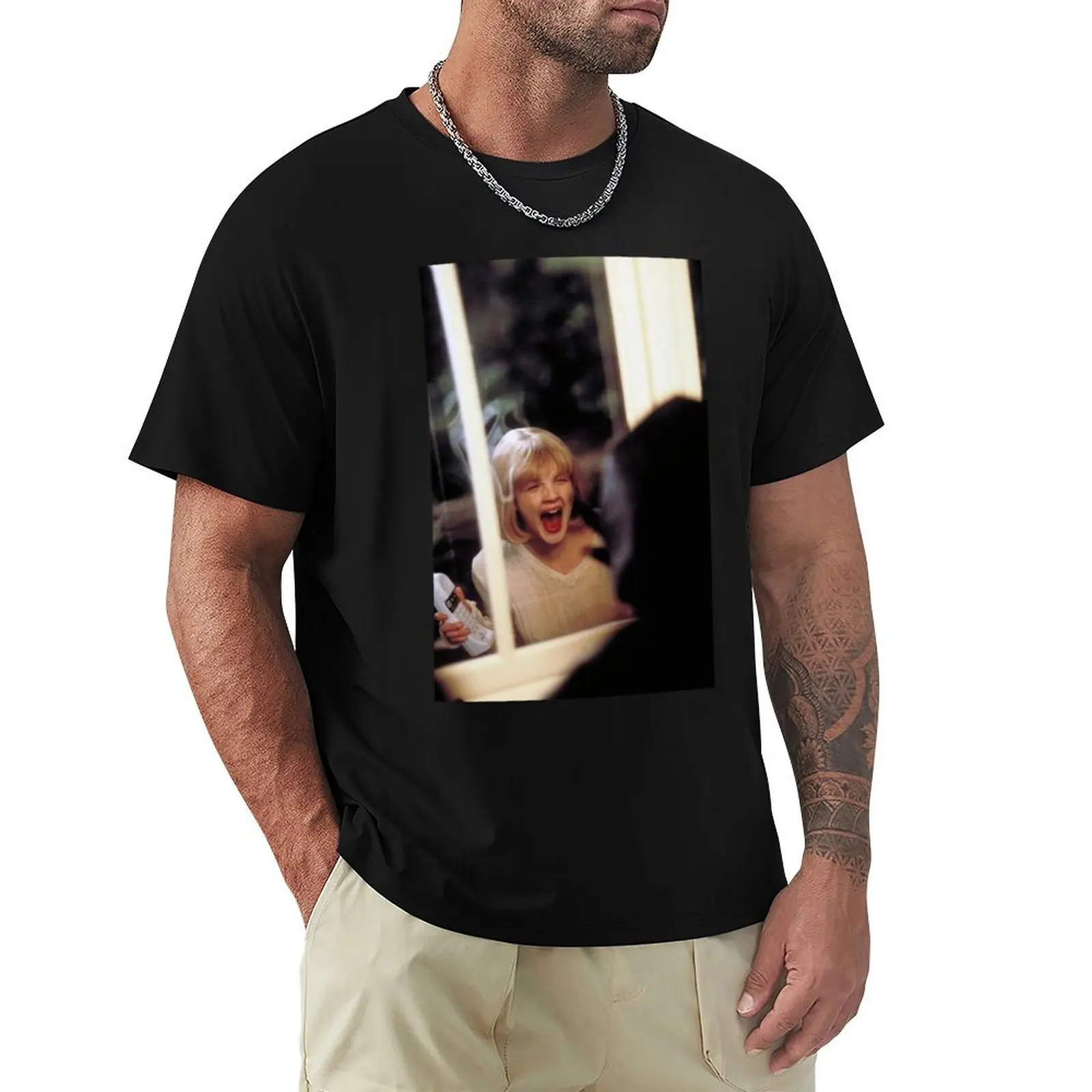 

Screaming T-Shirt plus sizes valentines clothes Short sleeve tee mens shirts graphic tee