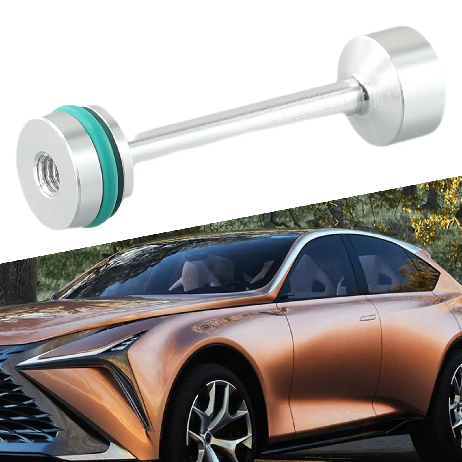 

CNC Machined Aluminum Oil Diverter Barbell Suitable For LS Engines Prevents Dust Entry And Ensures Clean Oil Flow