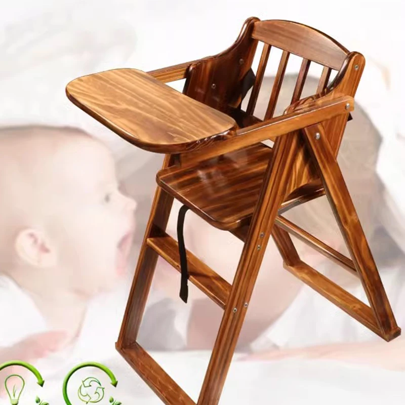 Dining Wooden Chairs Foldable Armchair Car Baby Wooden Child Nfant Table Children'S Chair Fauteuil Pour Enfants Room Furniture