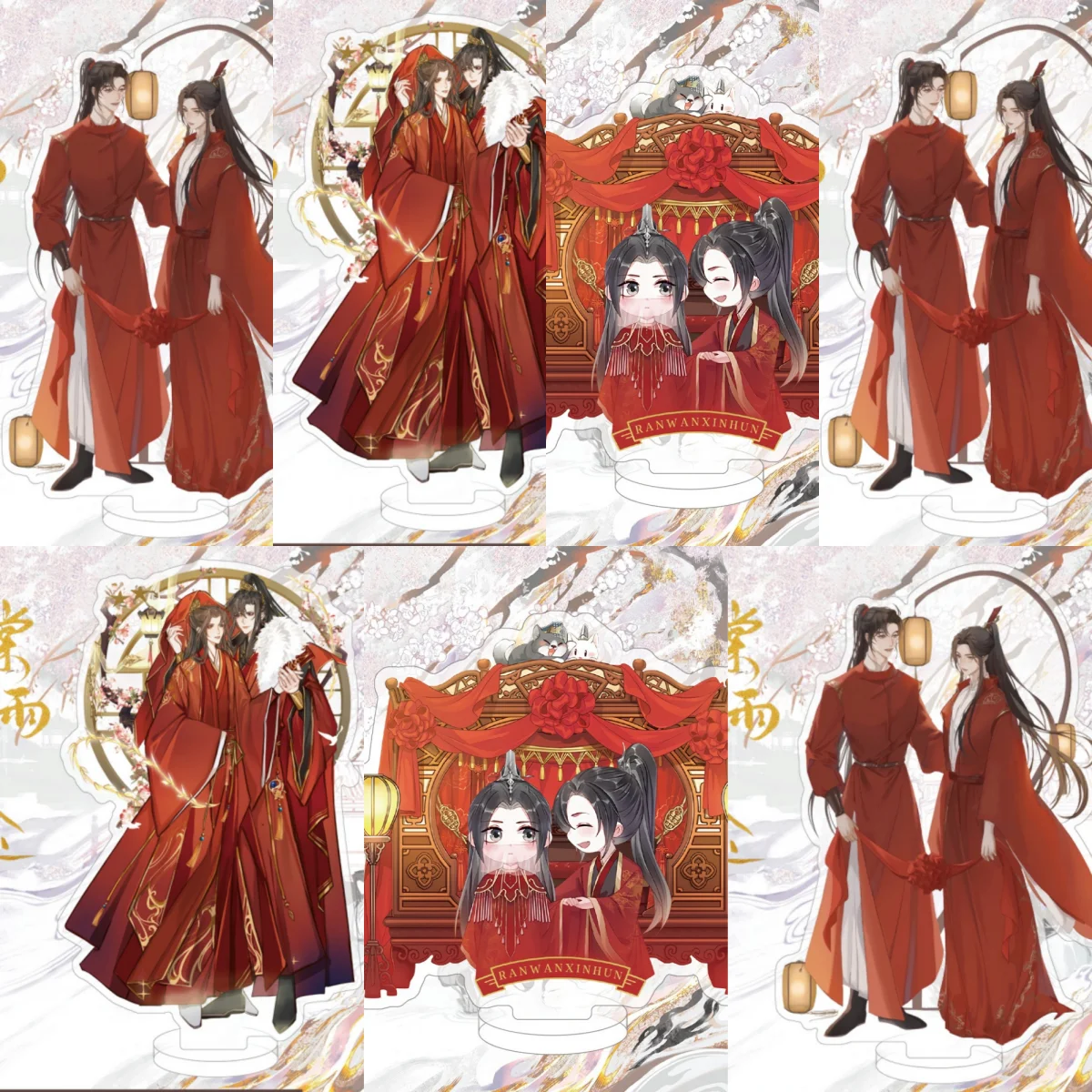 

15CM Charm Anime tian guan ci fu Acrylic Stand Model Cosplay Characters Ornament Accessories Goods Collection Gifts
