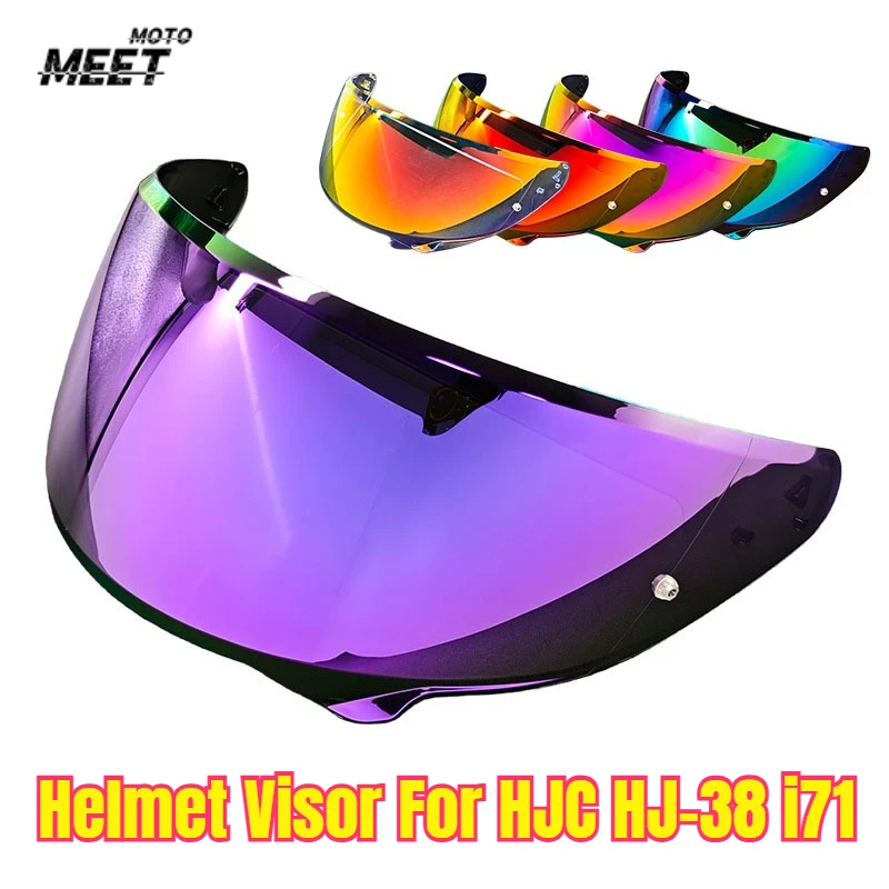 

Визор для мотоциклетного шлема HJC HJ-38 i71, сменный, с защитой от УФ-излучения, царапин и пыли, ветрозащитный экран, аксессуары для мотоциклов
