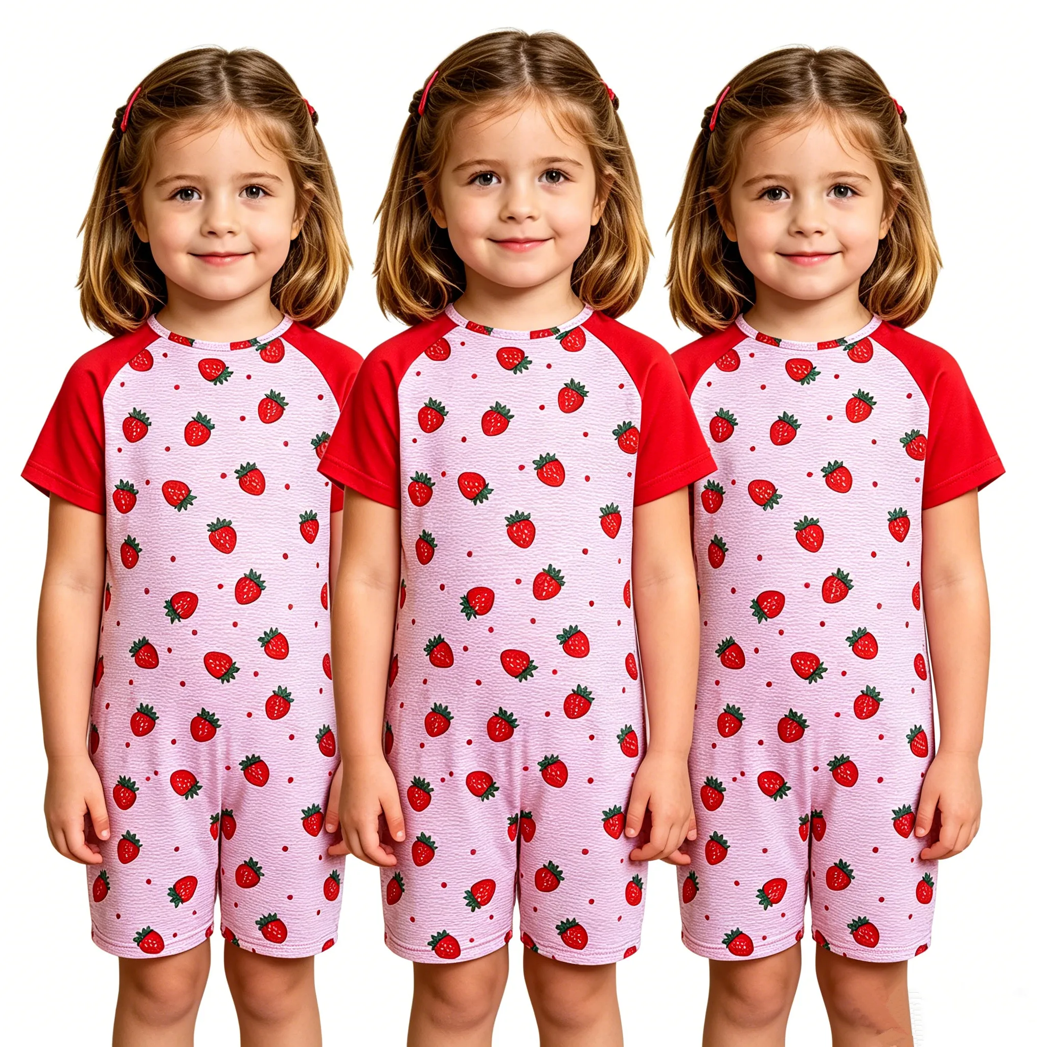 Kids 3Pcs Set Anti-strip Adaptive Bodysuit Autism Sensory Patient Special Needs Clothing Short Sleeve Back Zipper Jumpsuit