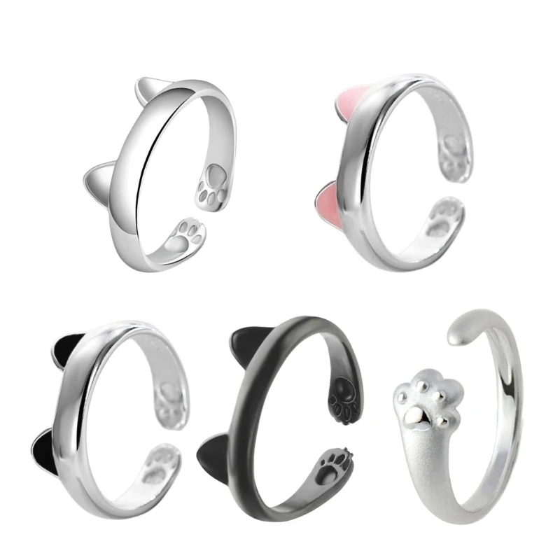 Claw Tightly Design Open Rings Stylish Jewelry for Female Girls Drop Shipping