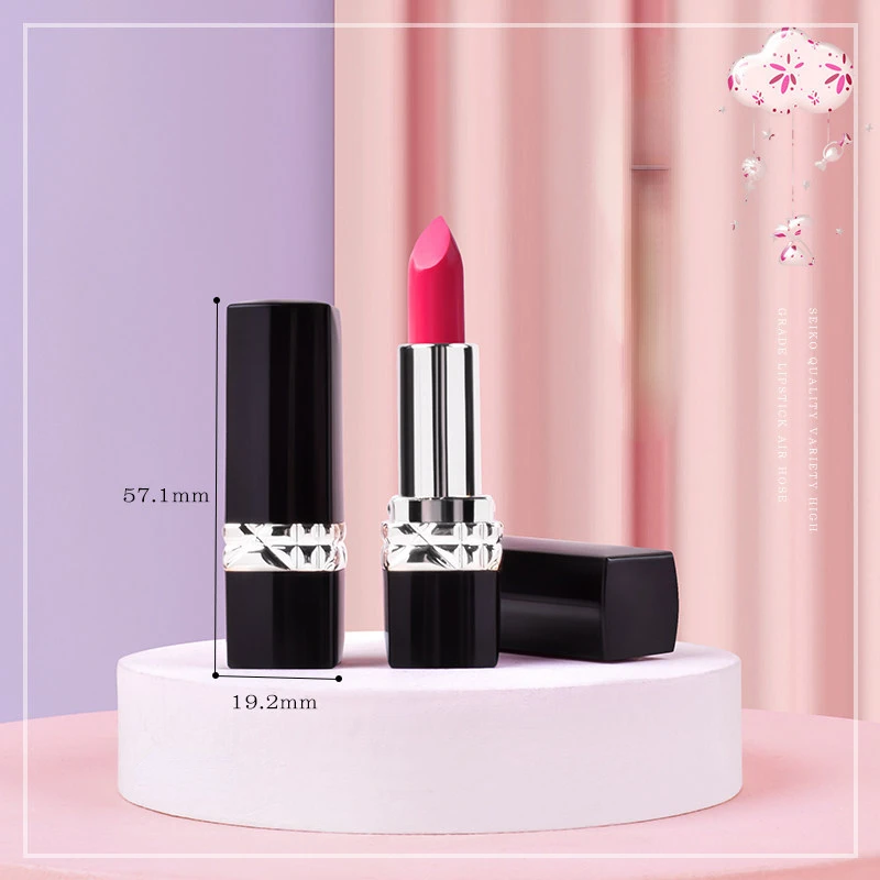 9.1mm DIY Self-made Handmade Lipstick Material Kit Small Sample Nozzle Red Empty Tube Silicone Aluminum Mold Lipstick Repair