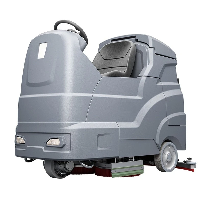 Drive-in washing machine, industrial and commercial property community factory workshop large shopping mall towing scrubbing car
