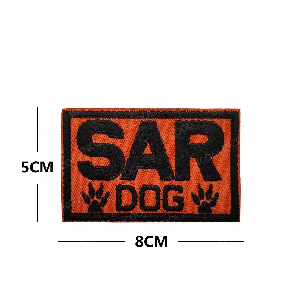 Dog In Training Working Glow In Dark Reflective Infrared K9 Patch SAR Best Friend ricamo distintivi per imbracatura gilet Pet