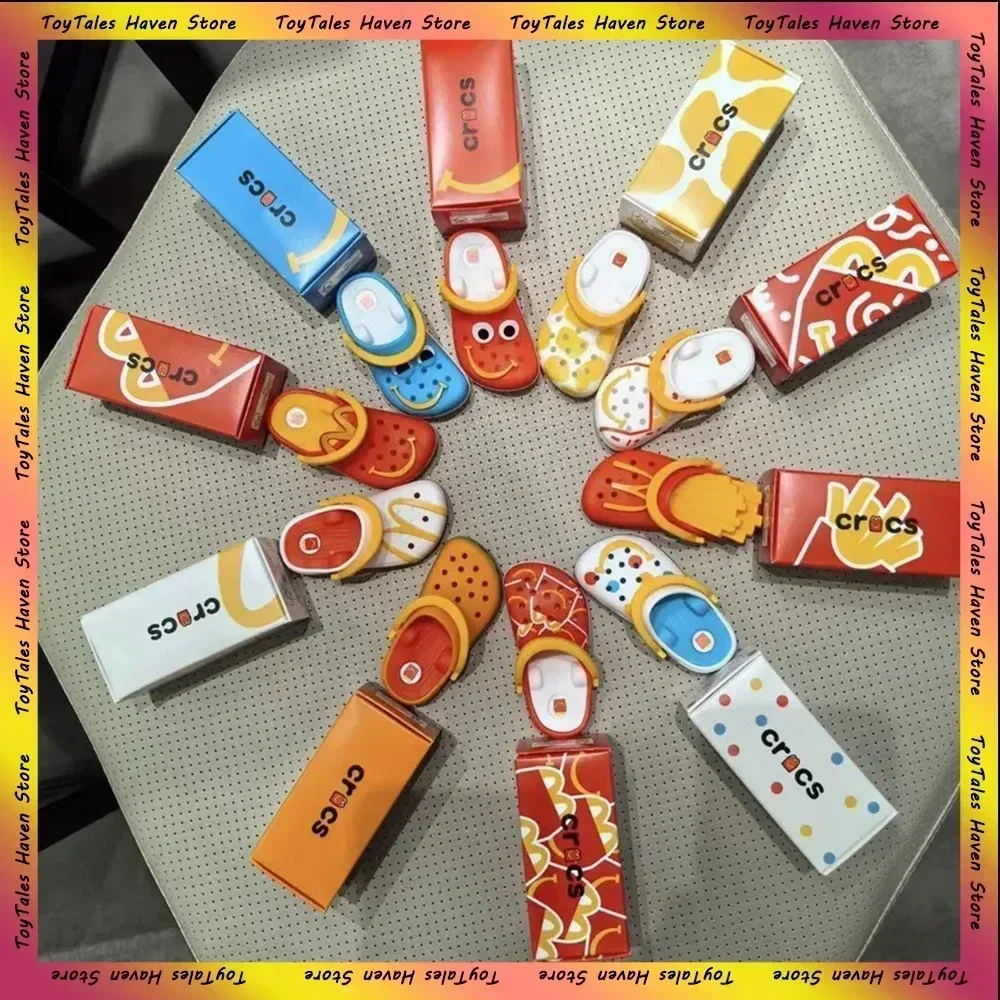 2024 McDonald's Mini Slipper Keychain Happy Meal Toys Figure Collectible Model Toy Desktop Decoration Kids Cute Christmas Gifts