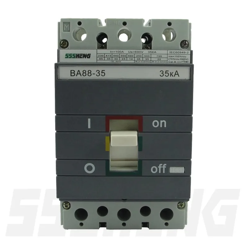 Electric BA88-35 250A 3P 35kA MCCB VA88 MCCB BA88 Circuit Breaker