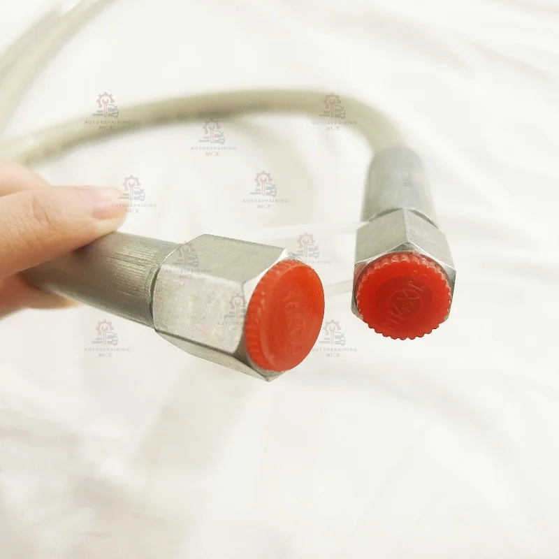 600mm 2200bar High Pressure Oil Pipe Explosion-Proof Diesel Common Rail Hose for Fuel Test Bench