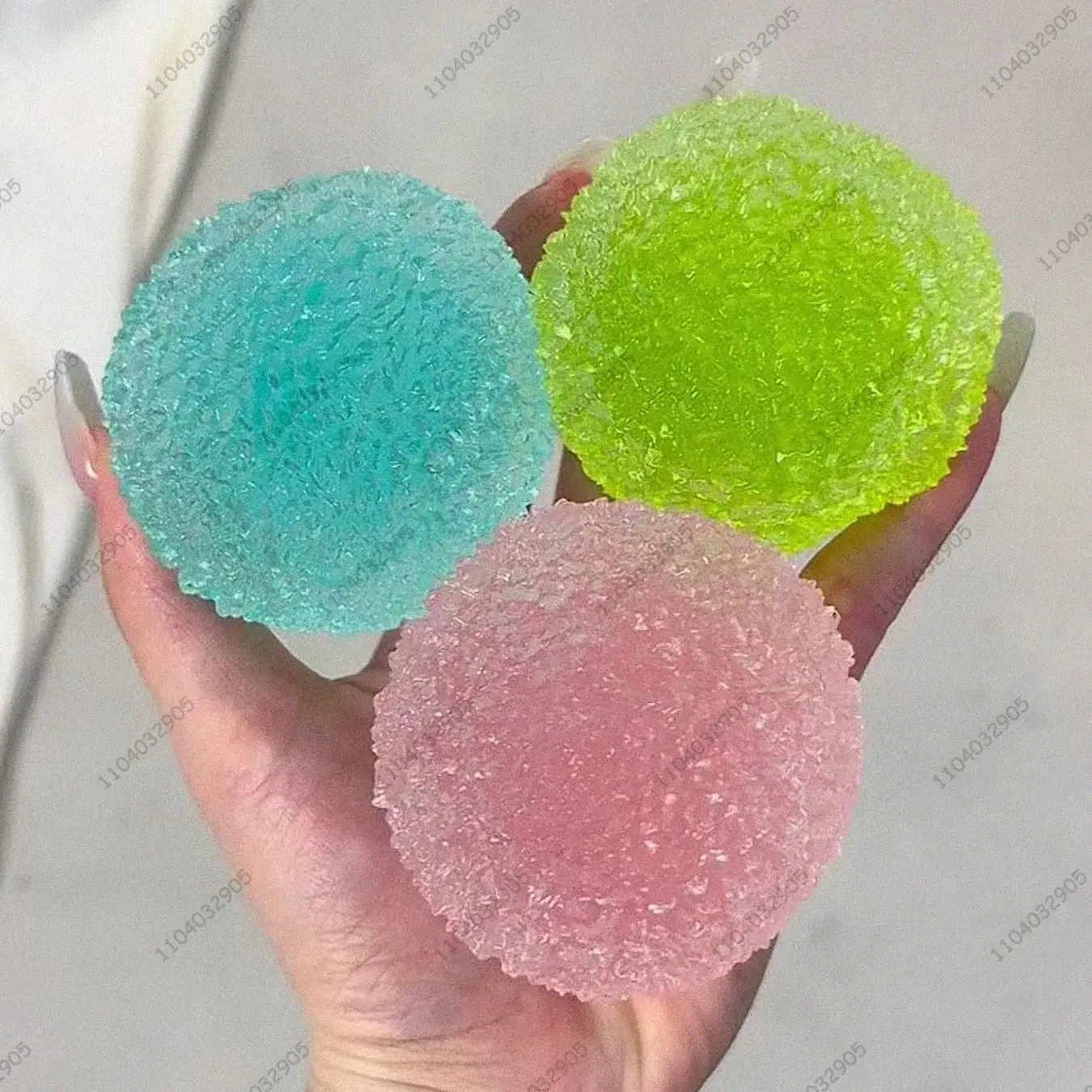 مترهل يشعر الإجهاد الكرة على شكل غير انتعاش اسفنجي ASMR عصير الجليد الوحل ضغط الكرة الإجهاد الإغاثة ألعاب متململة للبالغين #1