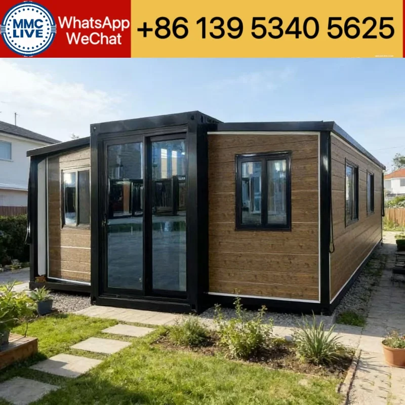 

MMC 20 футов/40 футов небольшой складной контейнерный дом, сборный дом, 2/3 спальни, расширяемый колесный дом