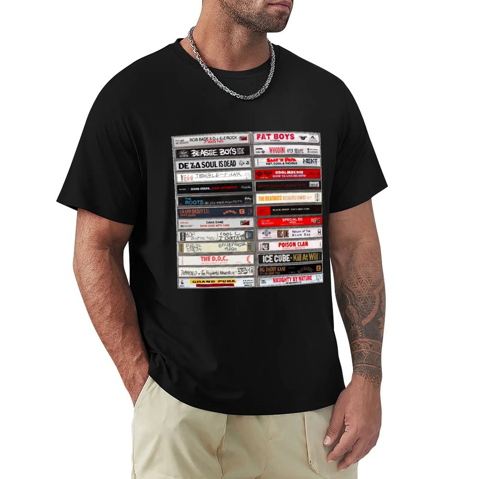 

Classic Old School HIp Hop tapes painting - 1129 T-Shirt Breathable Mesh Panel T-Shirt