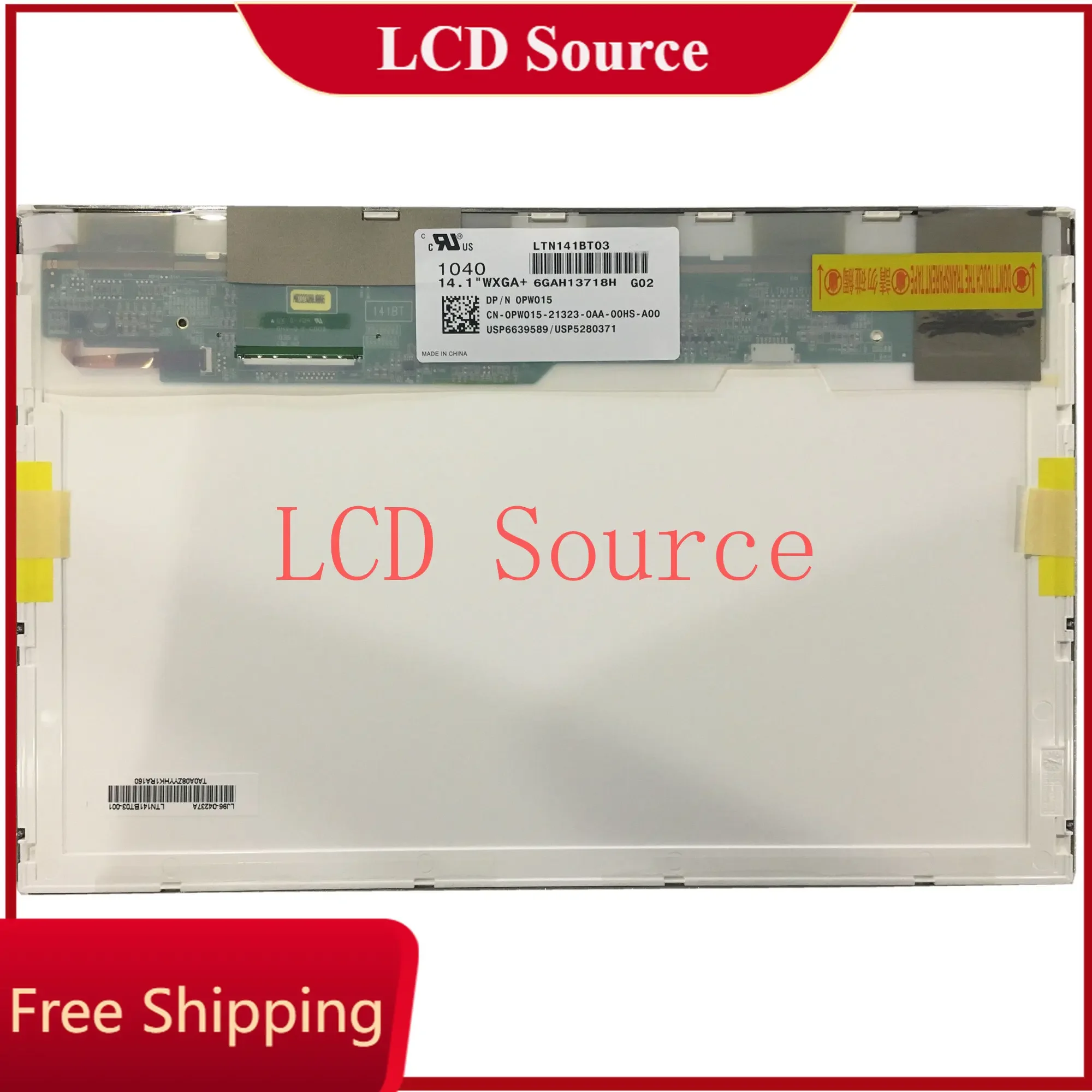 LTN141BT03 fit LP141WP2 TLA1 TLA2 LTN141BT01 N141C6-L01 B141PW04 V.0 50 PIN LCD