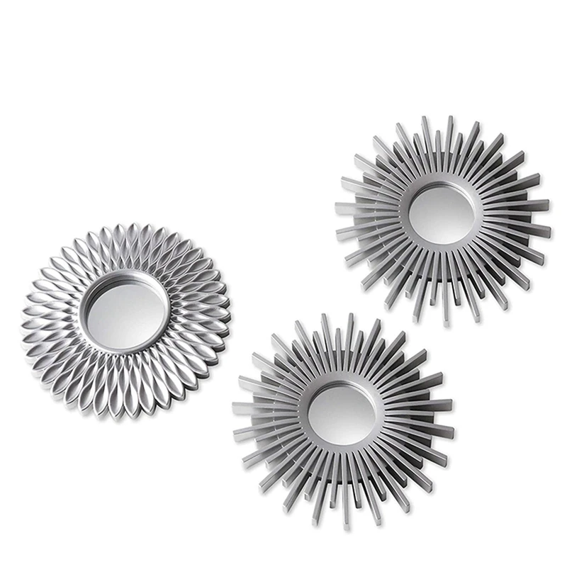 Lot de 3 miroirs muraux pour la décoration de la chambre et de la maison, miroirs décoratifs