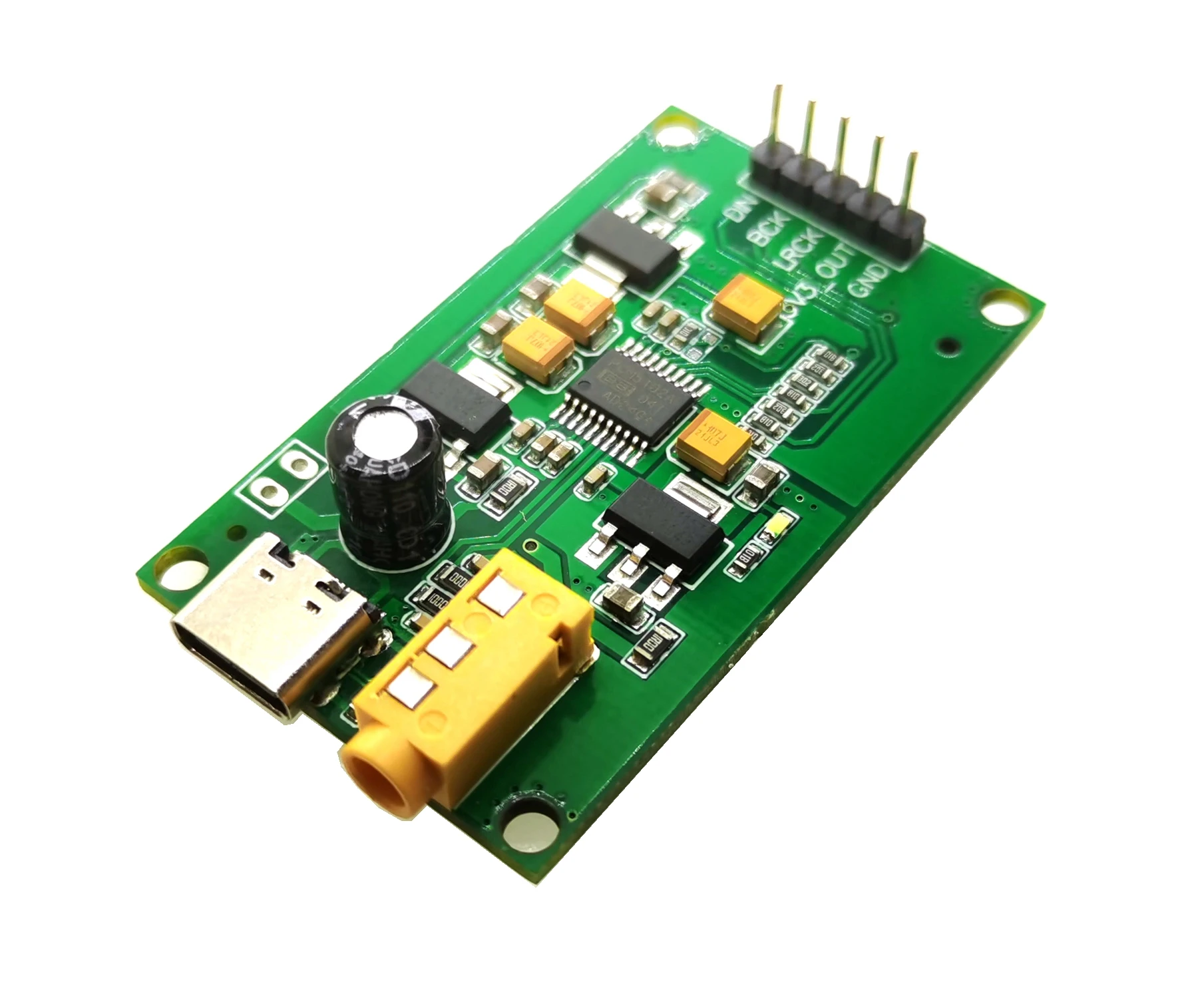 PCM5102A I2S IIS Raspberry PI digital audio input DAC decoder board to AUX analog output