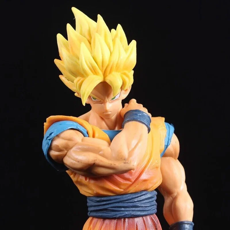 In Stock Bandai Banpresto Dragon Ball Son Goku Figure Warrior's Awakening Super Saiyan Model Toys Gift Collection Aciton Figure