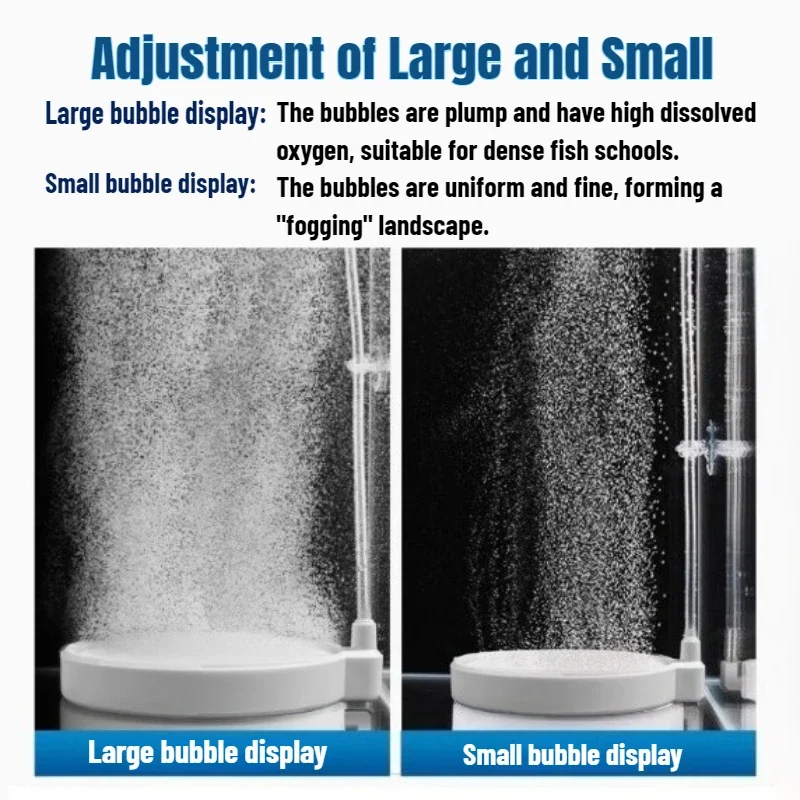 5/8/10/15cm Aquarium Nano Air Stone Oxygen Aerator Air Bubble Pond Pump Hydroponic Oxygen Supply Air Stone Disc Bubble Diffuser