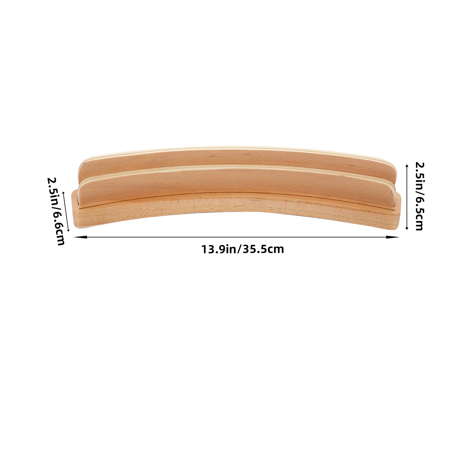 حامل لعب خشبي، تصميم منحني قوي لمنظم طاولة البطاقات، حامل عرض الصور، قاعدة لوحة صينية البطاقات #2