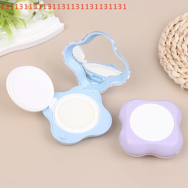 Soffio vuoto portatile carino con specchio BB Cream Contenitore per trucco cosmetico con spugna Mini cuscino d'aria Fondotinta Scatola fai da te
