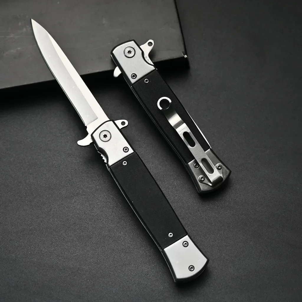 

Outdoor Folding Knife, Wilderness Survival, Self-defense Rescue, Self-defense, and Self-defense Camping Huniting Knife