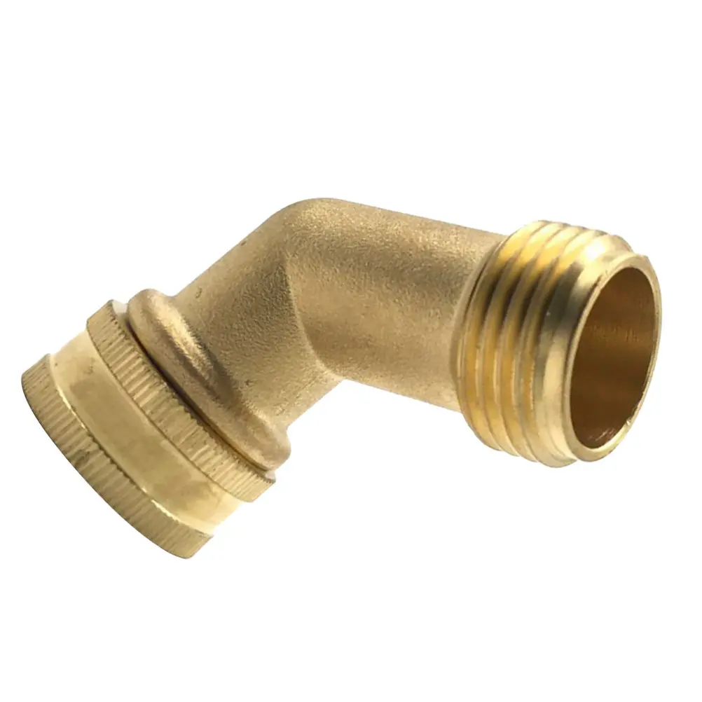 Full Copper Ball Valve Garden Hose Connector Splitter for RV, Sprinkler & Irrigation Systems – 2 pcs