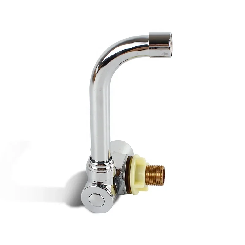 HEYRV-RV Accessories Folding Single Cold Water Faucet Kitchen Faucet Left And Right Rotary Tap