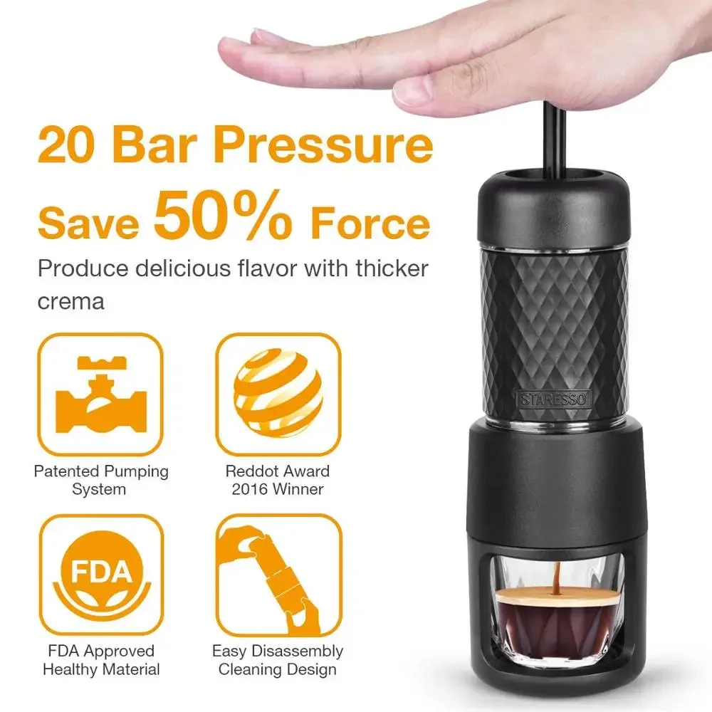 Hot Selling Dropshipping Portable Manual Espresso Coffee Machine