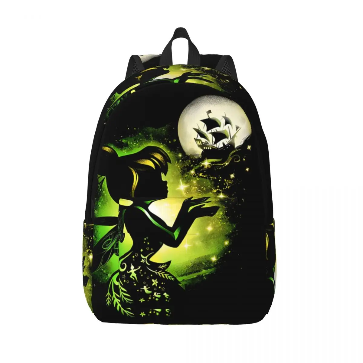 

Ретро Питер Пэн Тинкер Белл Волшебный рюкзак для мужчин и женщин подростковая школьная деловая сумка на плечо для колледжа подарок