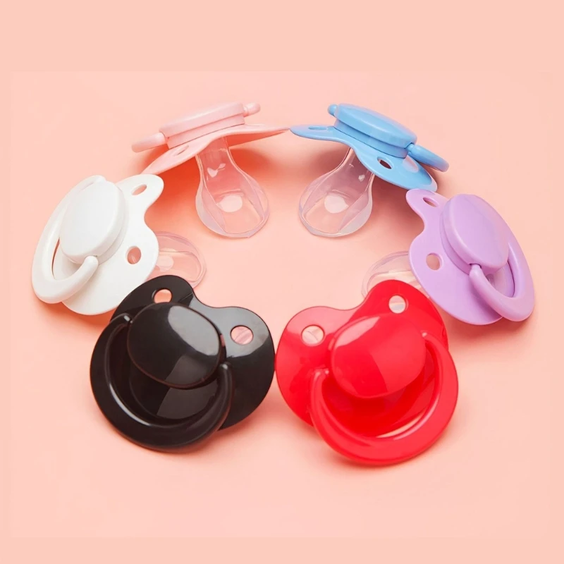 

Adult Pacifier for Stress Relief Food-grade Silicone Simulation Dummy Nipple Peace and Relaxation Realistic Soother Toy