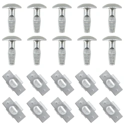 Clips de couverture de garde-boue sous le moteur, sous-plateau, cristaux, 703016, 703018, C2, C3, C4, C5, C6, KIT 206, 207, 406, 407, 807