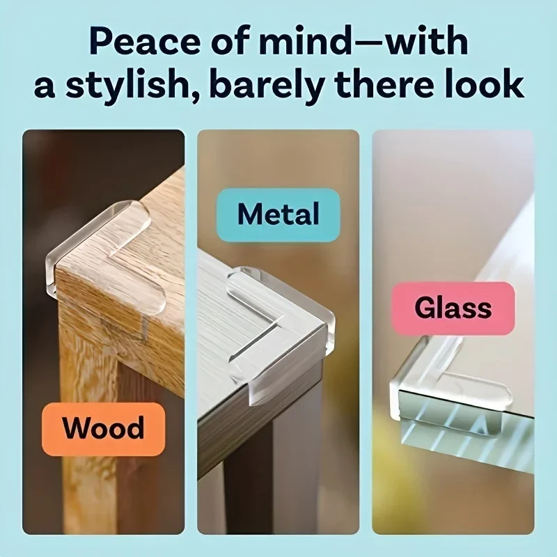 

10PCS Transparent Anti Collision Angle PVC Pad Child Safety Corner Guard Baby Collision Proof Protector Table Corner