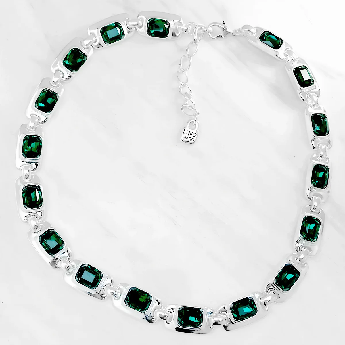 Best-selling luxurious high-quality exquisite emerald necklace for women, romantic jewelry from Europe and America