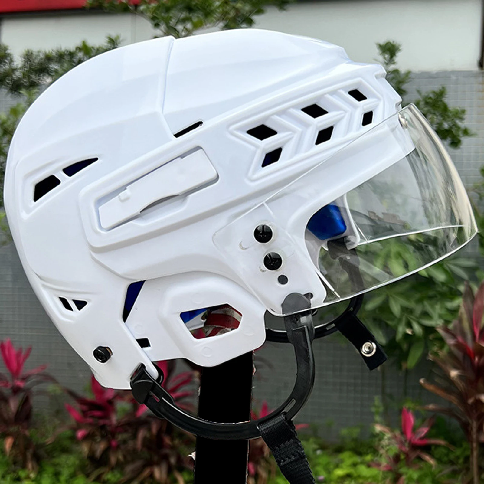 Ice Hockey Visor Clear Helmet Mask Eye Protector Equipment Replacement Part for Outdoor Sports Football Helmet Mask Visor