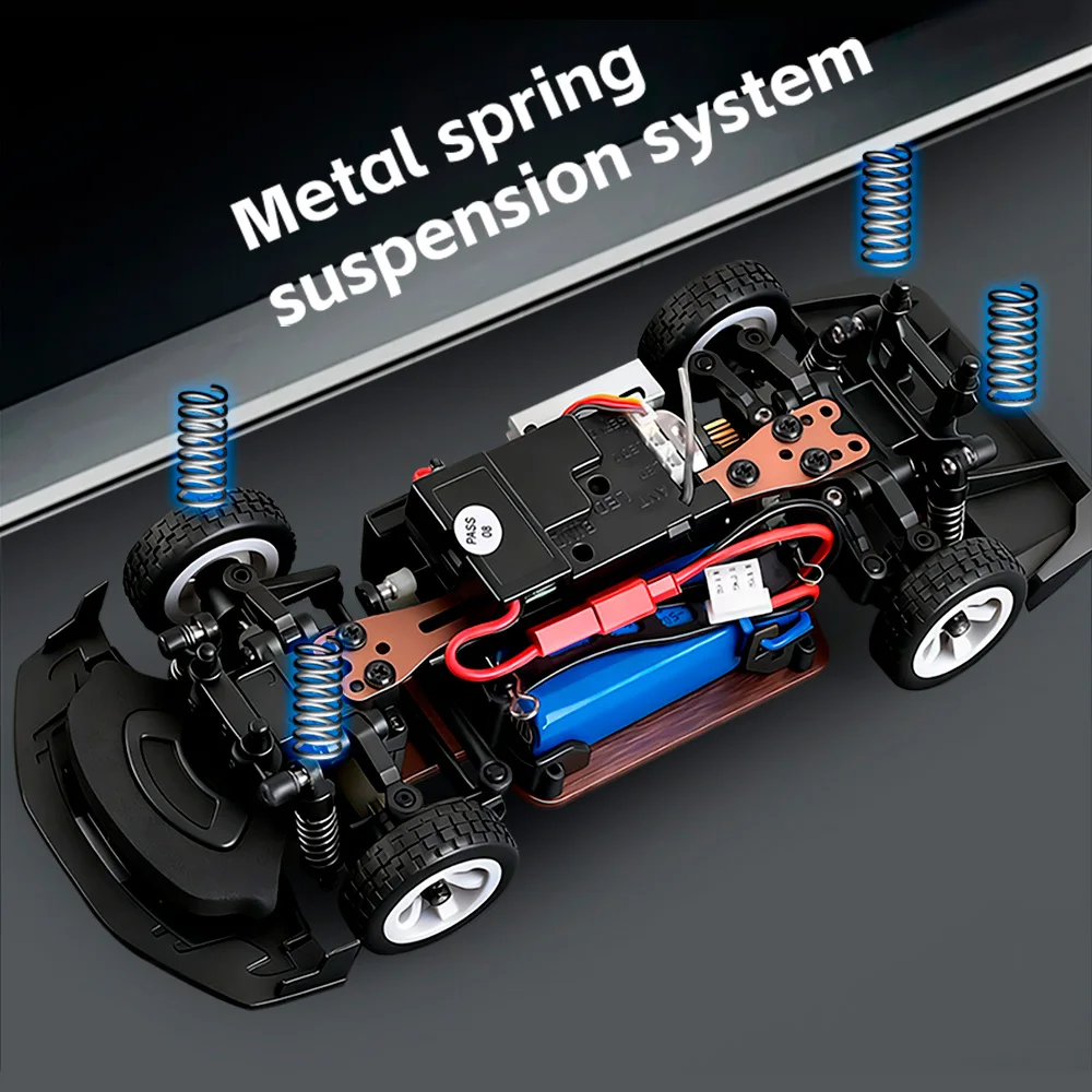 รถดริฟท์บังคับวิทยุ Wltoys ความเร็ว 30 กม./ชม. ขับเคลื่อนสี่ล้อ ขนาด 1/28 รุ่น 284191/284019-A พร้อมไจโร รถแข่ง 100 เมตร