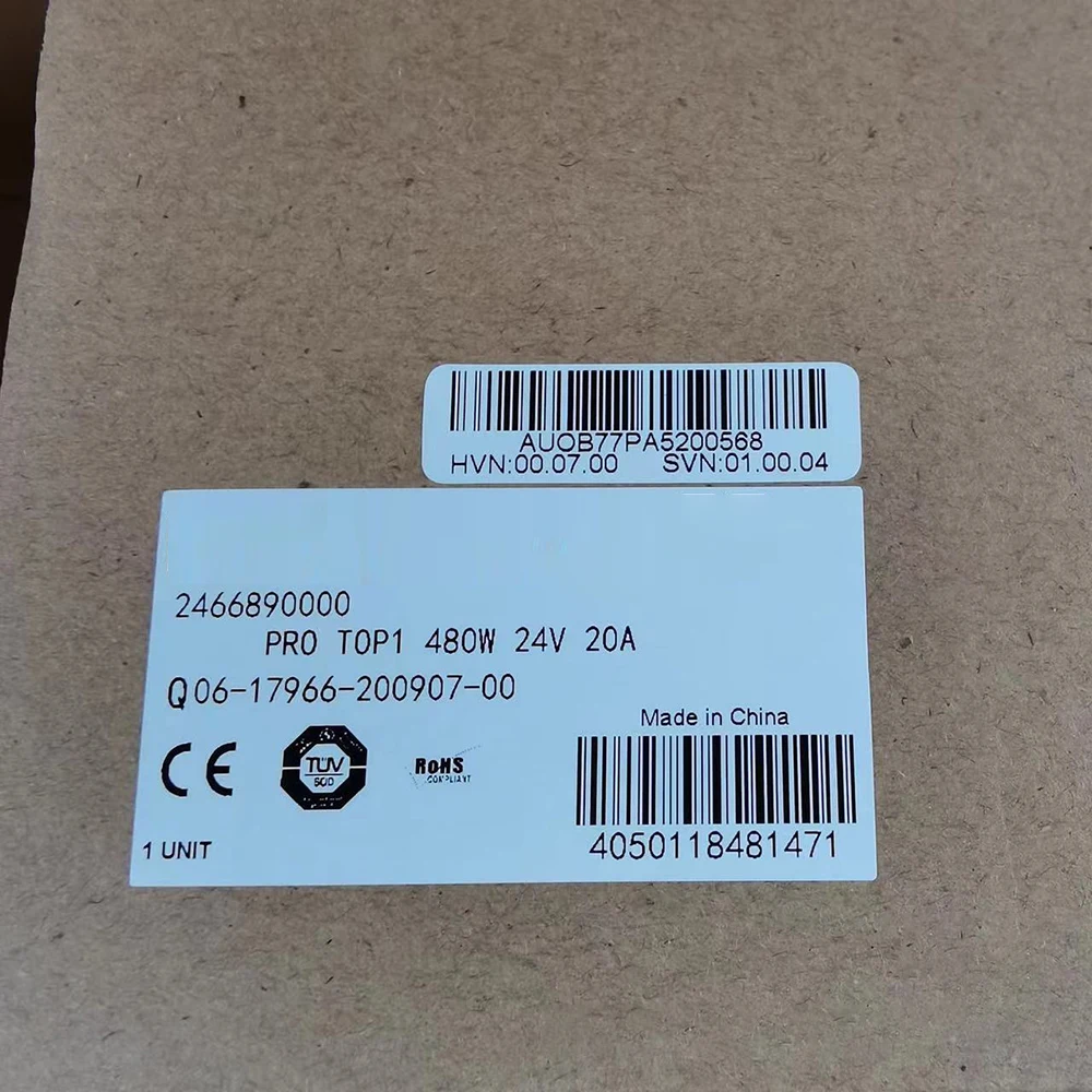 

2466890000 Switching Power Supply PRO TOP1 480W 24V 20A