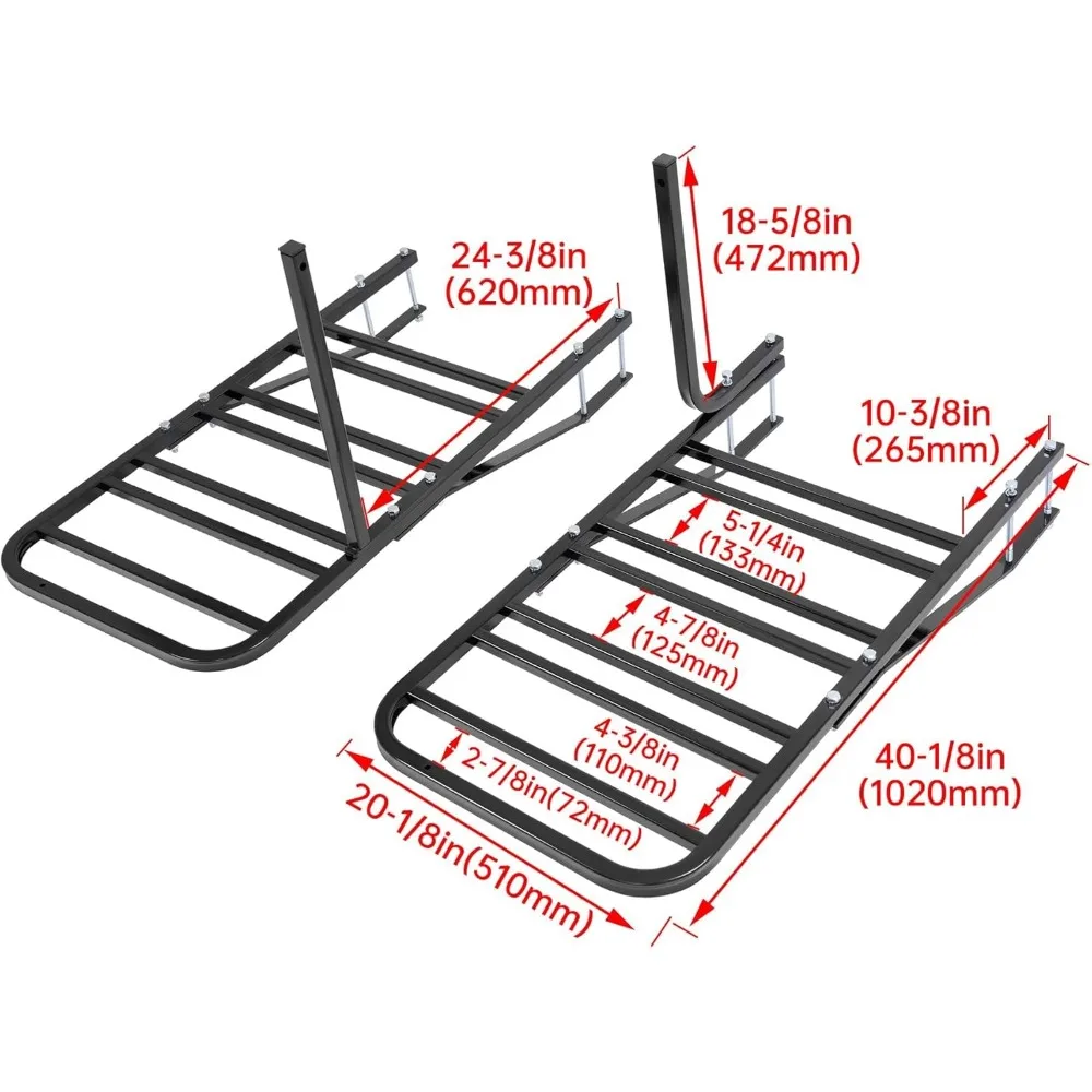 RV دراجة الناقل رف مقطورة معدات التخييم الخلفية دراجة جبل الرف ل 1-4 دراجات