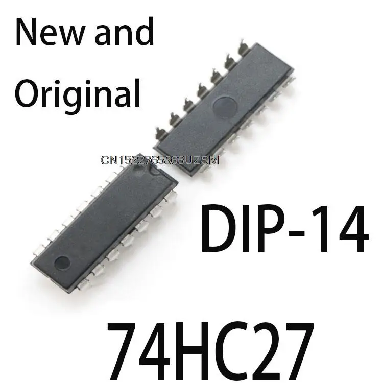 10PCS New and Original SN74HC27N DIP-14 DIP14 HD74HC27P DIP 74HC27N 74HC27