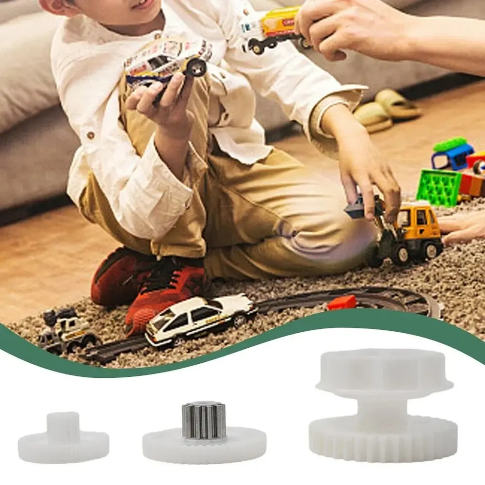 

1Pcs Plastic Electric Stroller Gear Electric Baby Cars Kid's Electric Vehicle 390/550 Gearbox Gear S/M/L Children Toy Parts