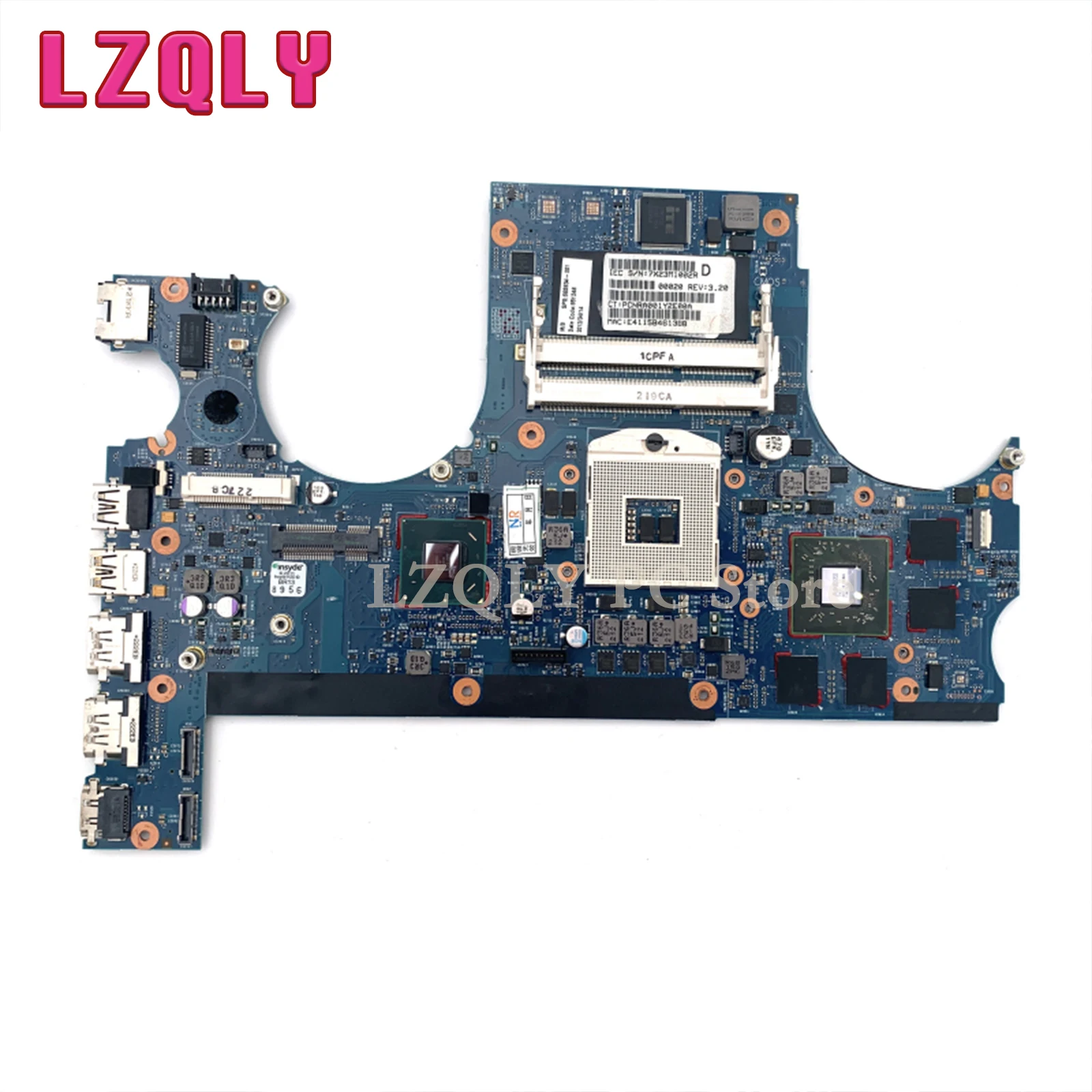 

LZQLY For HP Envy 17 17-3200 17-3000 Laptop Motherboard 665934-001 HM65 DDR3 Main Board Fully Tested