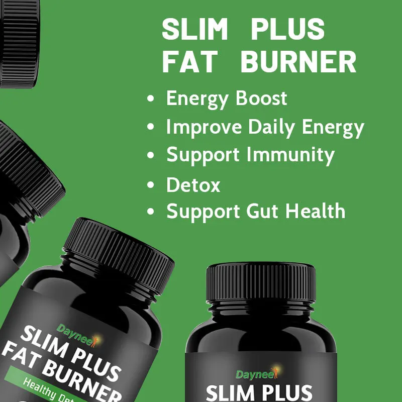 1 bottle of Slim Plus fat burner weight loss capsule inhibits appetite and promotes metabolism slimming pill